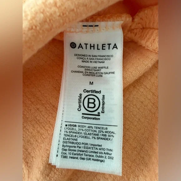 Athleta Coaster Luxe Waffle Sweatshirt - Picture 9 of 9